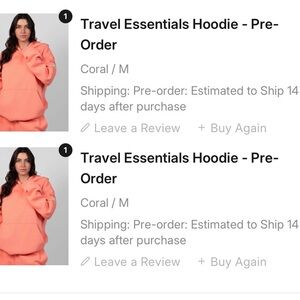Travel Essentials Coral Women's Hoodie